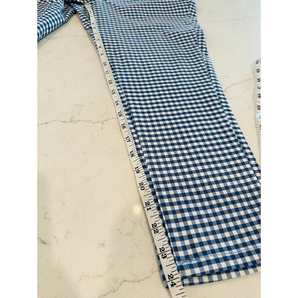 Sabrina Lauren Women’s Plus Cropped Pants Gingham Stretch Comfort Summer 22 NWT - Picture 9 of 9